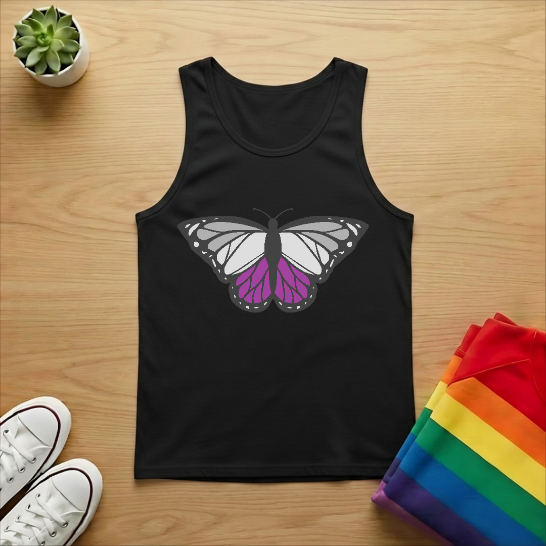 Asexual Butterfly Tank Top