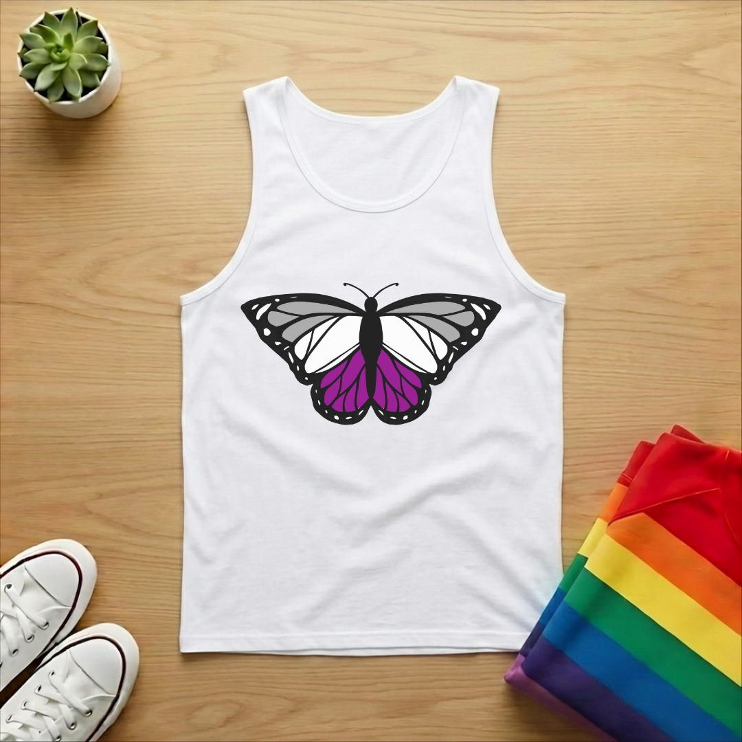 Asexual Butterfly Tank Top