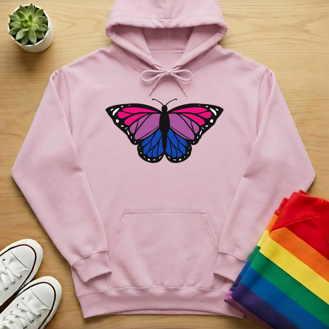 Bisexual Butterfly Hoodie