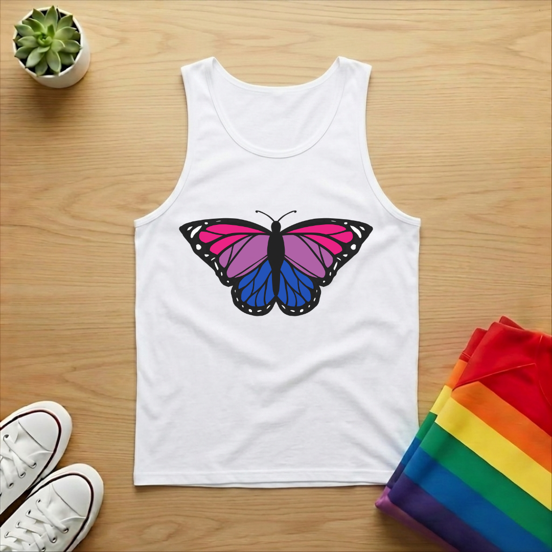 Bisexual Butterfly Tank Top
