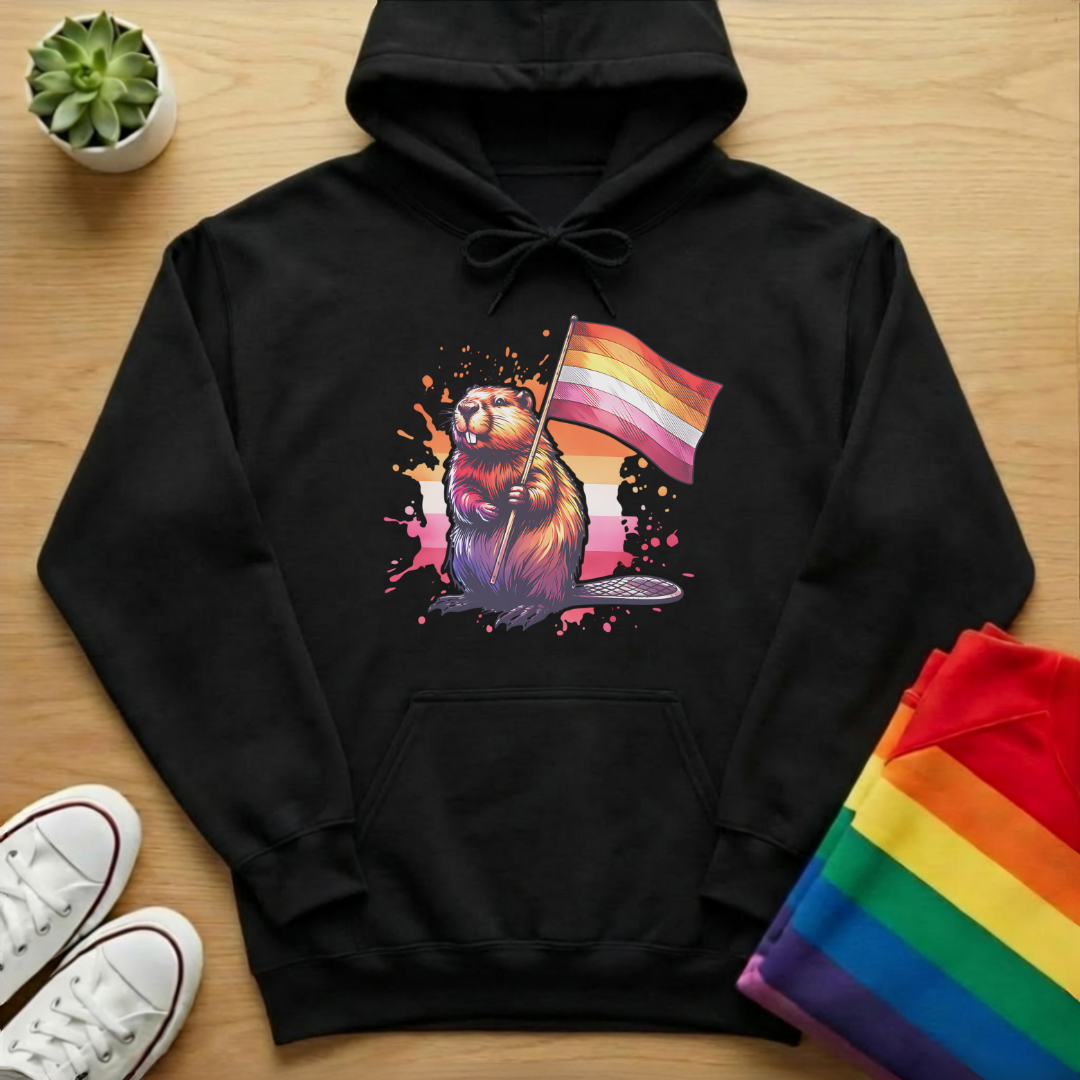 Lesbian Beaver Hoodie