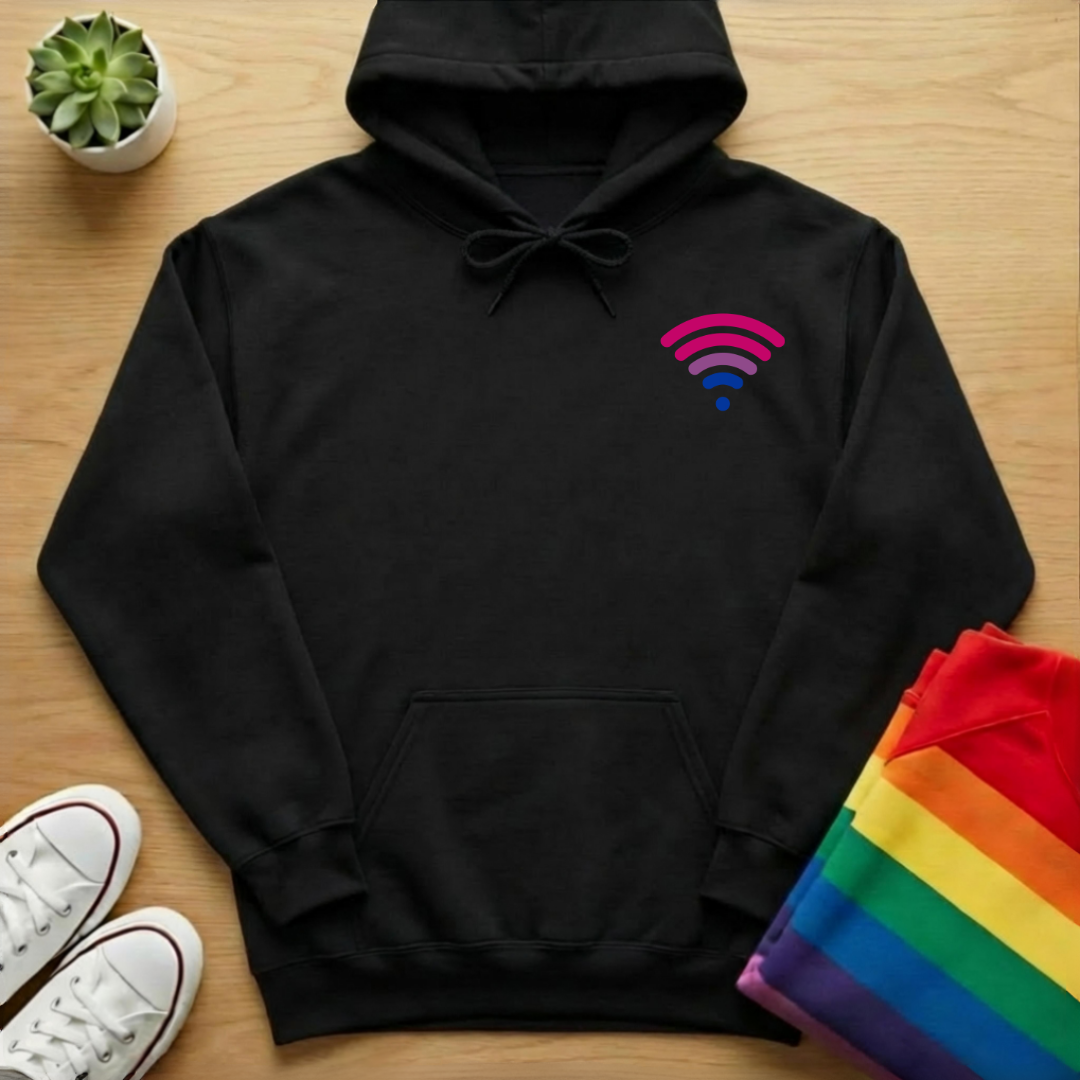 Subtle Bisexual Wi-Fi Hoodie