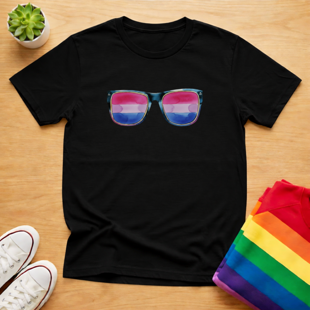 Bisexual Flag Sunglasses Tee