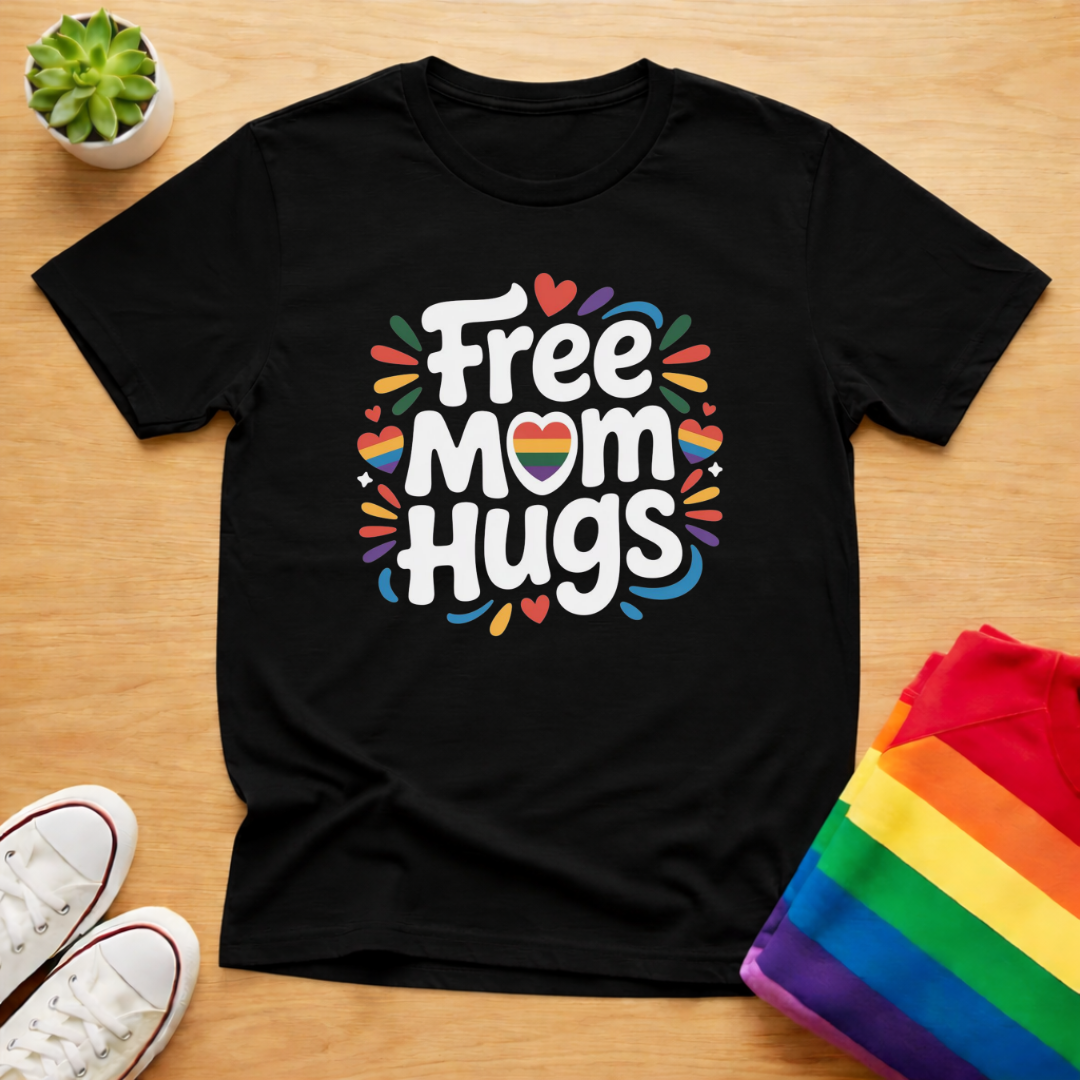 Free Mom Hugs Tee