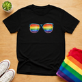 Pride Flag Sunglasses Tee