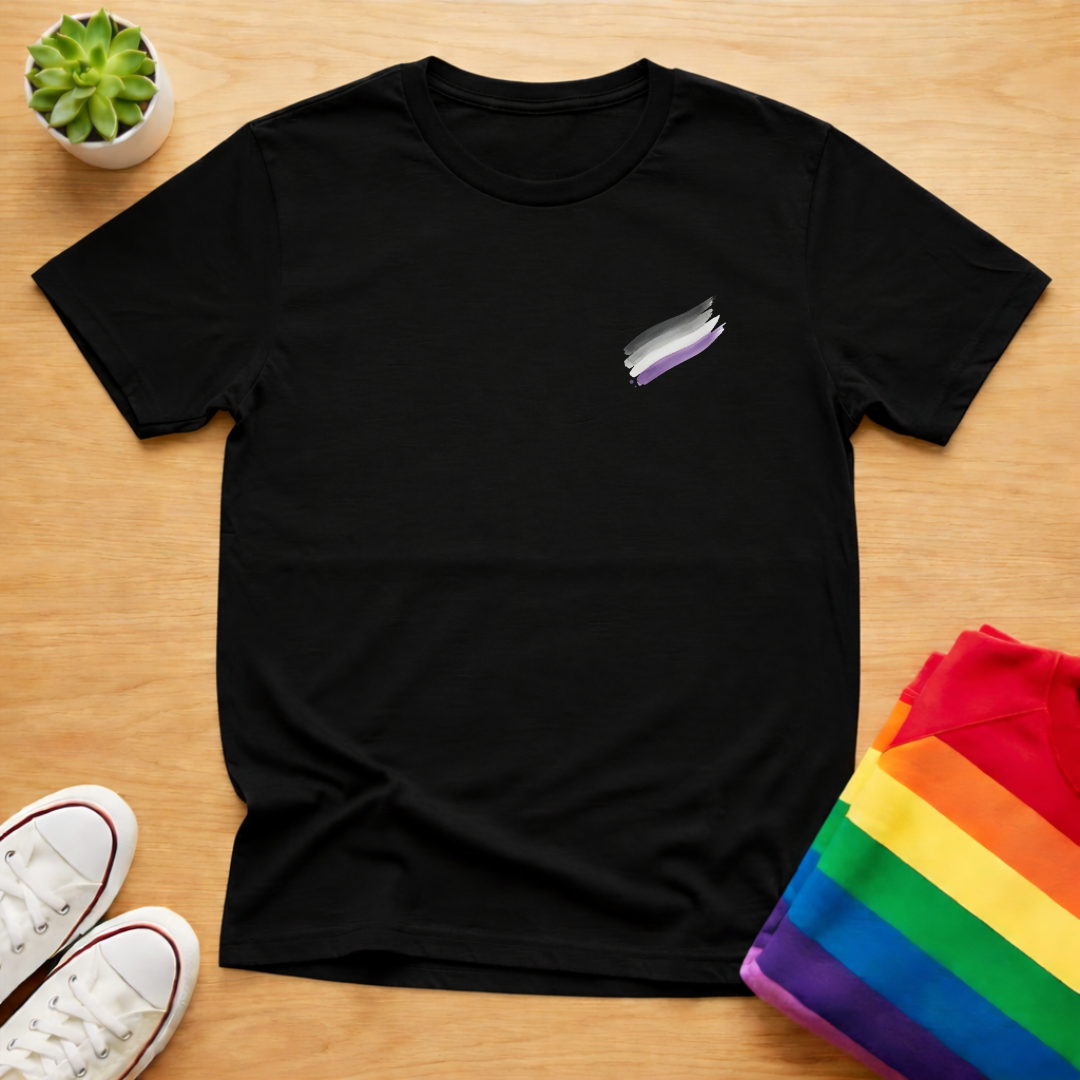 Subtle Asexual Brush Stroke Tee