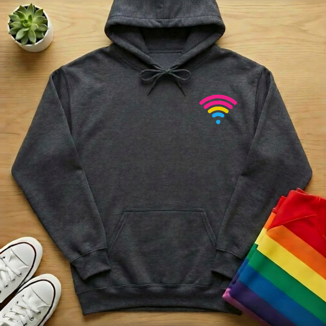 Subtle Pansexual Wi-Fi Hoodie