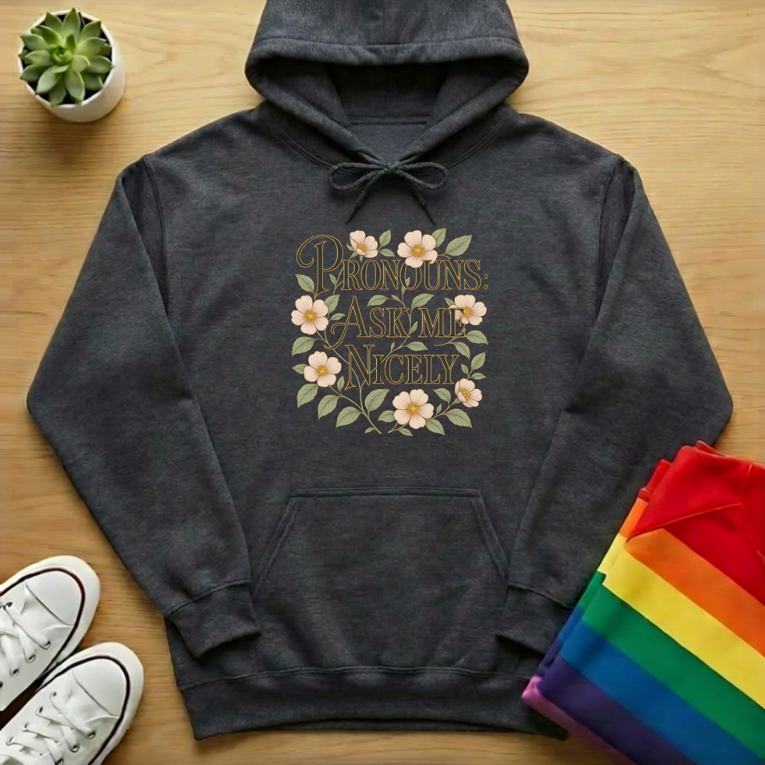 Pronouns: Ask Me Nicely Hoodie