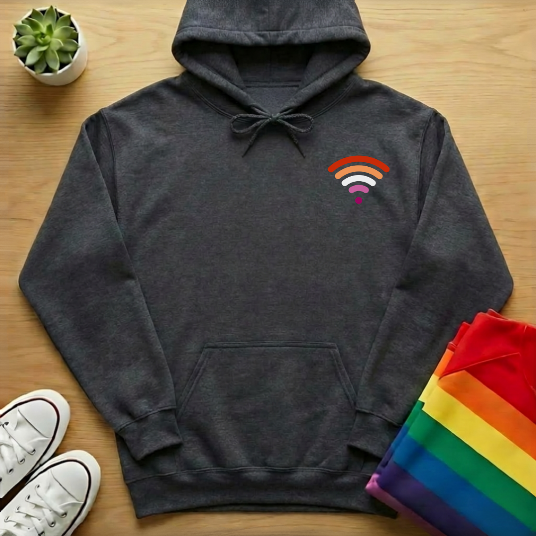 Subtle Lesbian Wi-Fi Hoodie