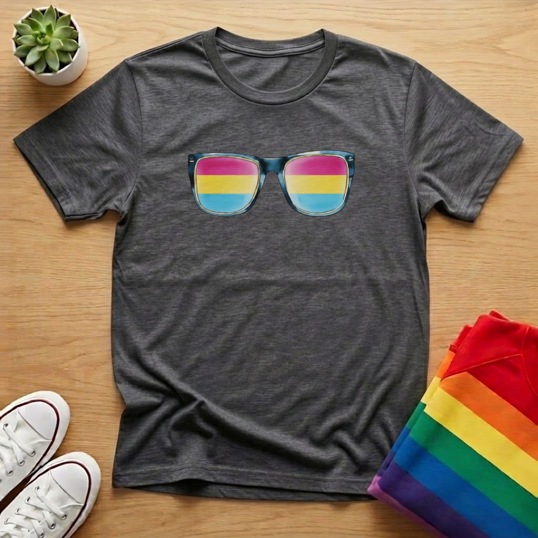 Pansexual Flag Sunglasses Tee