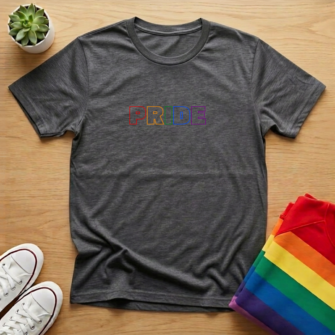 Outlined In Pride Tee