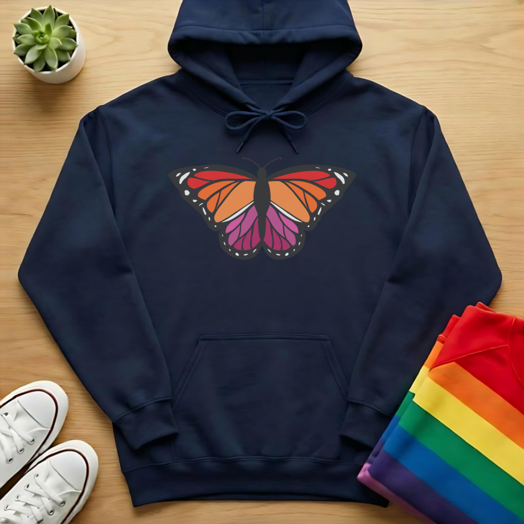 Lesbian Butterfly Hoodie