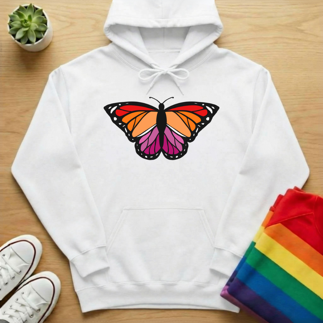 Lesbian Butterfly Hoodie