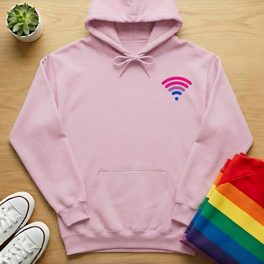 Subtle Bisexual Wi-Fi Hoodie