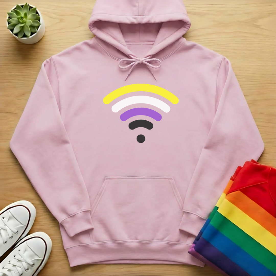 Non-Binary Wi-Fi Hoodie