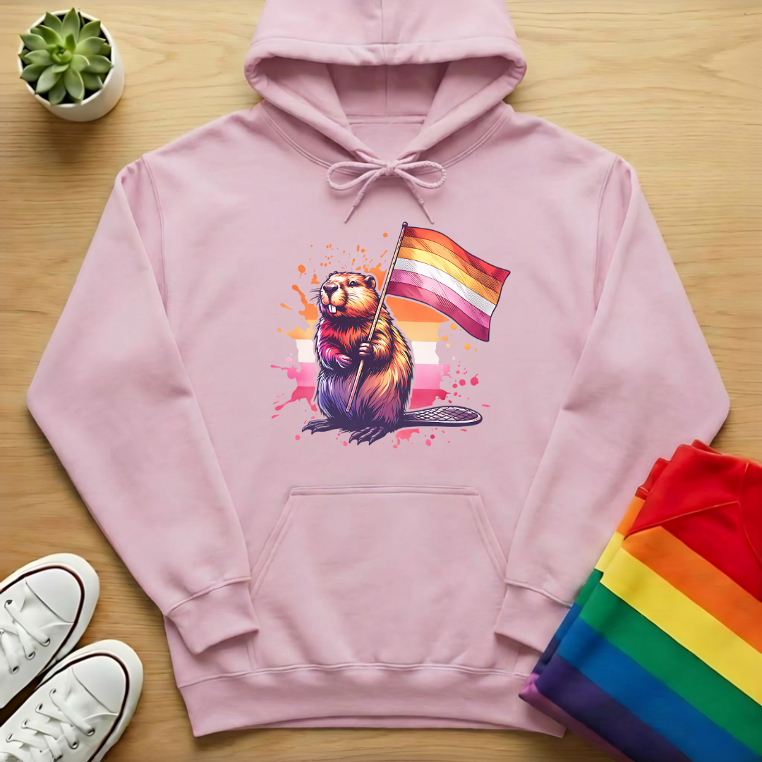 Lesbian Beaver Hoodie