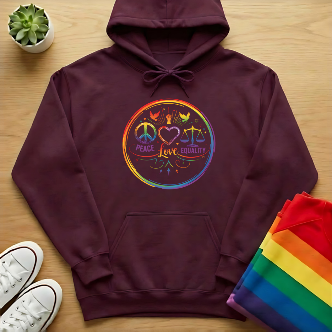 Peace Love Equality Hoodie