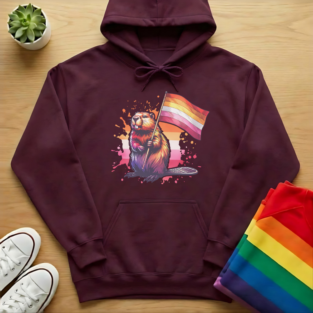Lesbian Beaver Hoodie