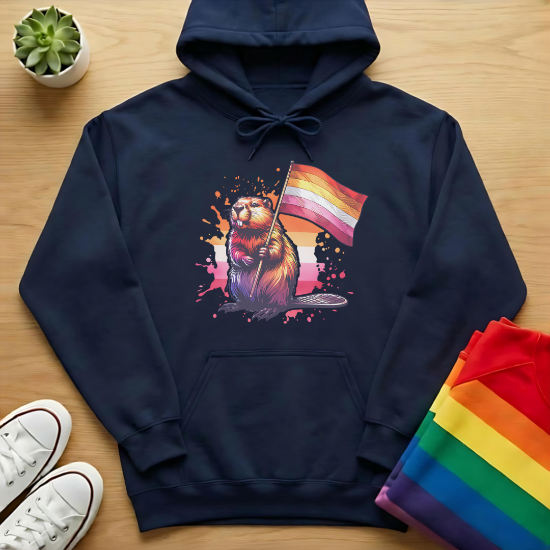 Lesbian Beaver Hoodie