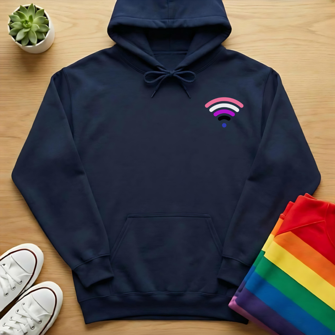 Subtle Genderfluid Wi-Fi Hoodie