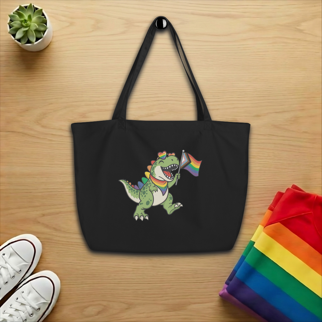 Proud Dino Large Tote