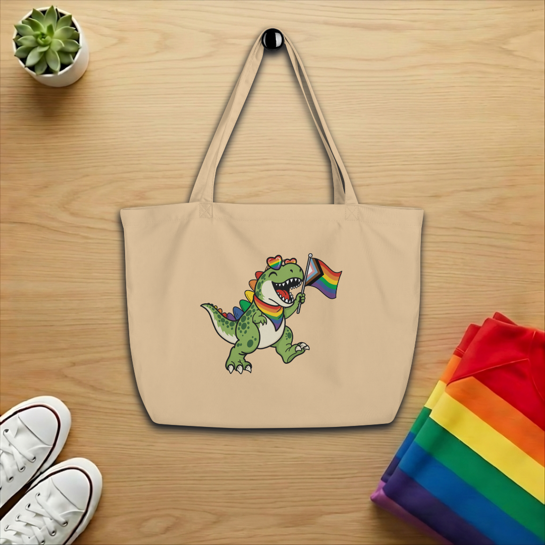 Proud Dino Large Tote