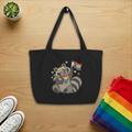 Proud Raccoon Large Tote