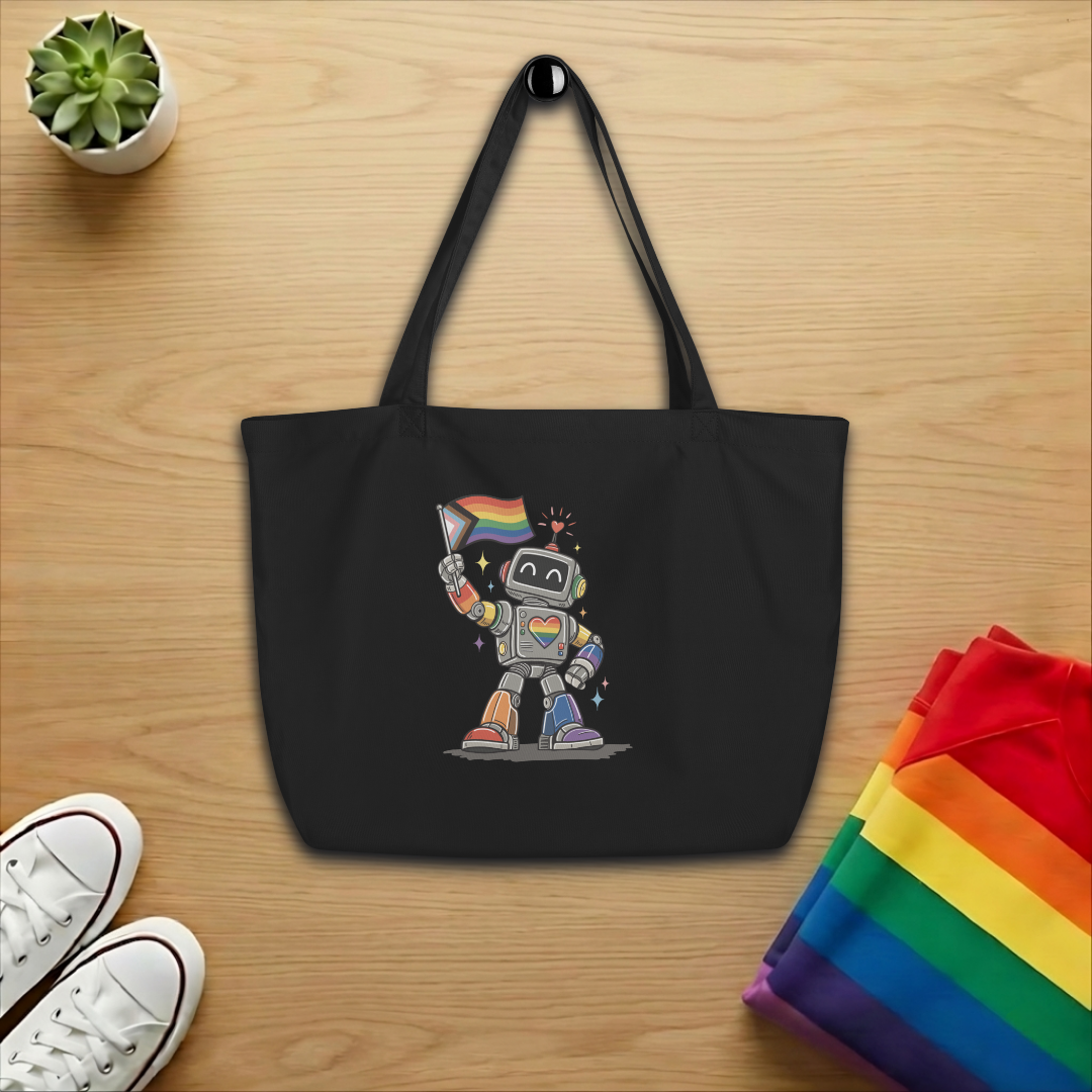 Proud Robot Large Tote