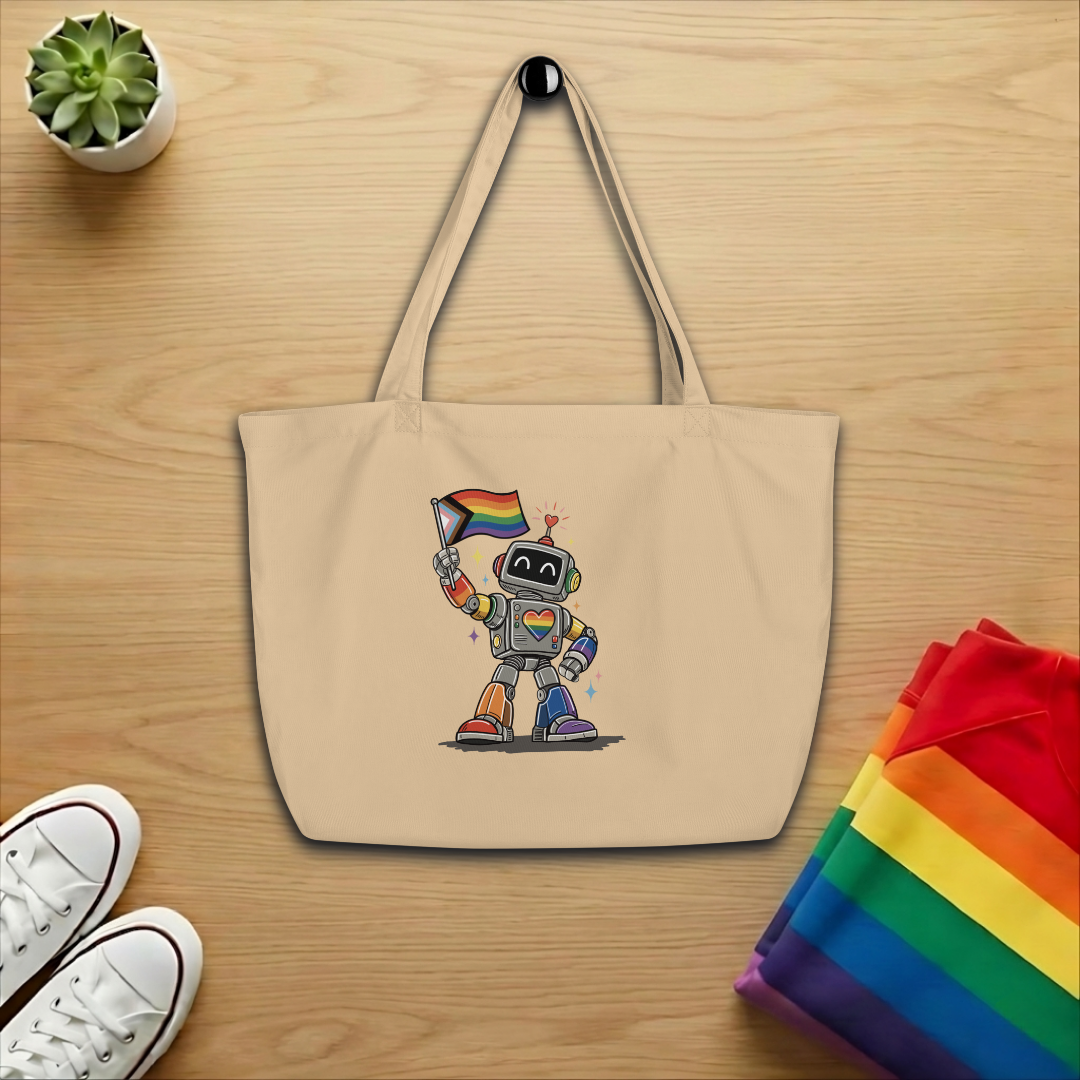 Proud Robot Large Tote