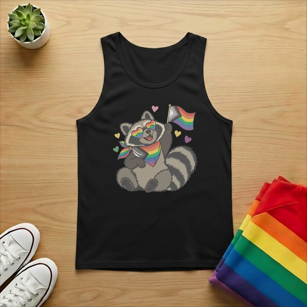 Proud Raccoon Tank Top