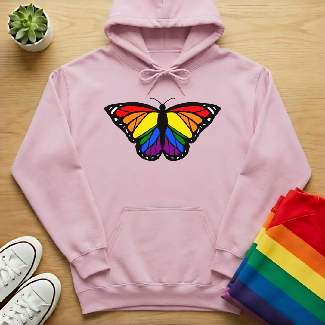 Rainbow Butterfly Hoodie