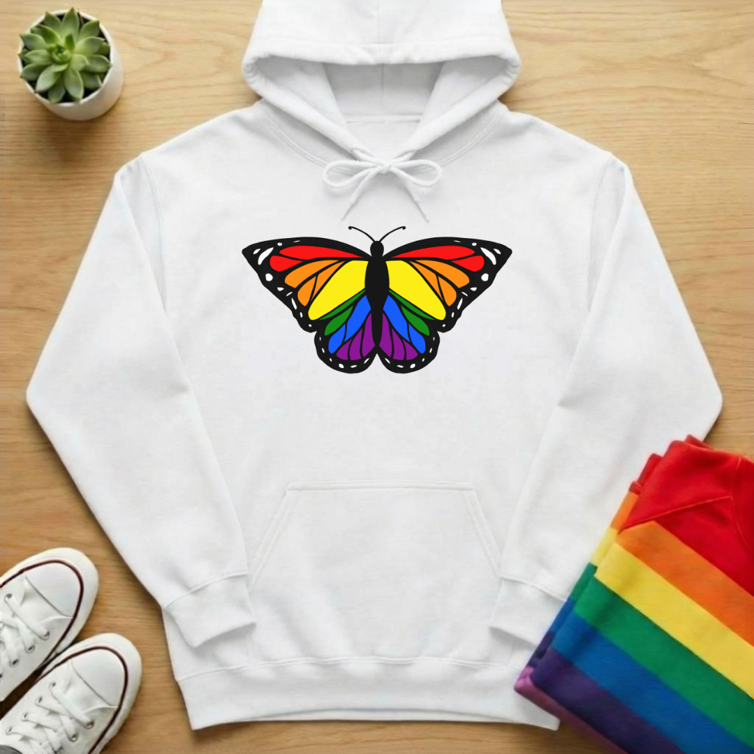 Rainbow Butterfly Hoodie