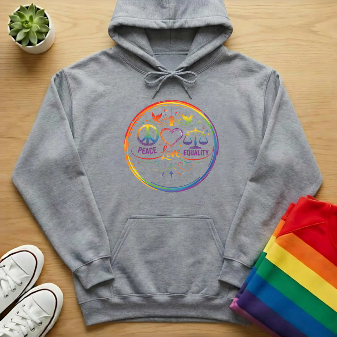 Peace Love Equality Hoodie