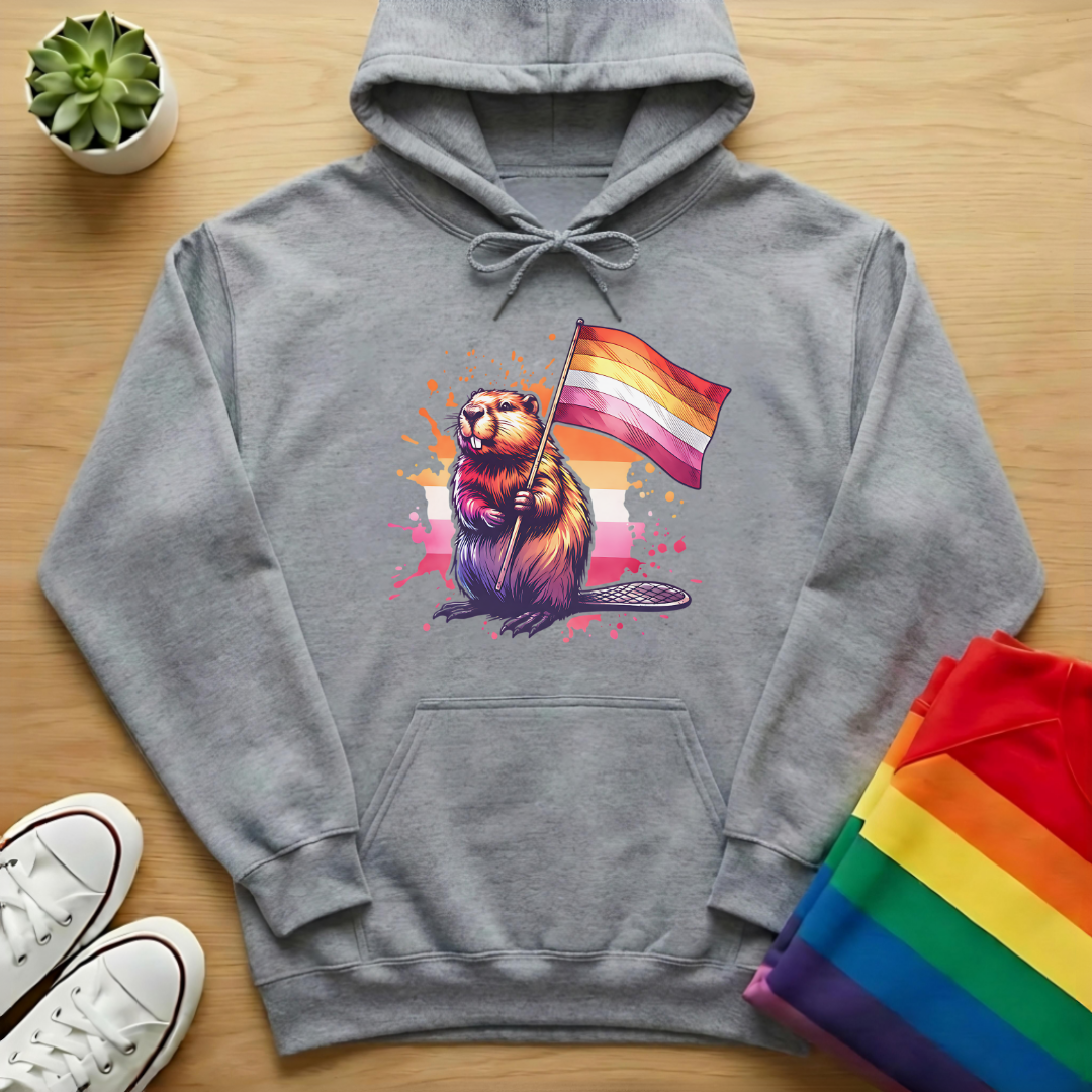 Lesbian Beaver Hoodie