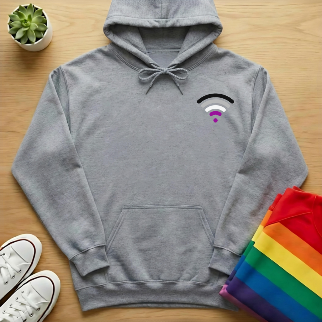Subtle Asexual Wi-Fi Hoodie