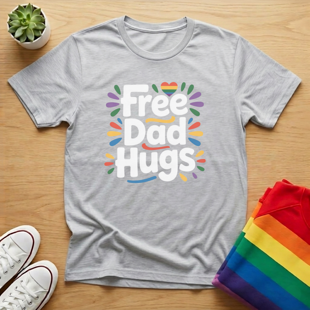 Free Dad Hugs Tee