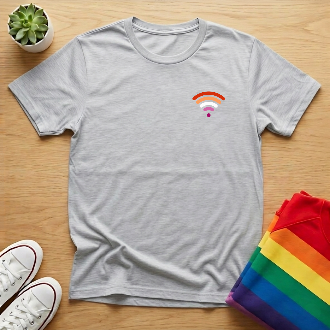 Subtle Lesbian Wi-Fi Tee