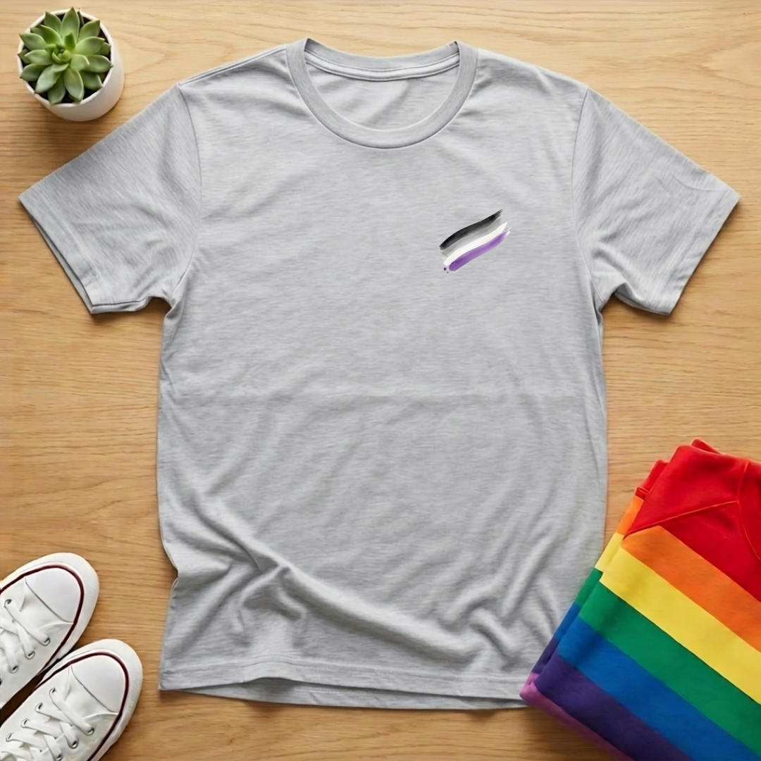 Subtle Asexual Brush Stroke Tee