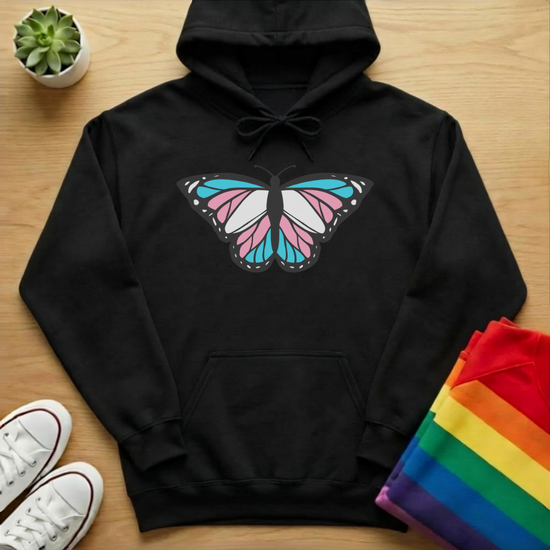Trans Butterfly Hoodie