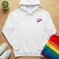Subtle Genderfluid Brush Stroke Hoodie
