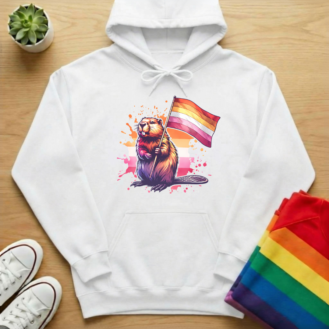 Lesbian Beaver Hoodie
