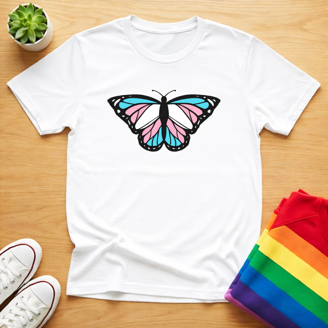 Trans Butterfly Tee