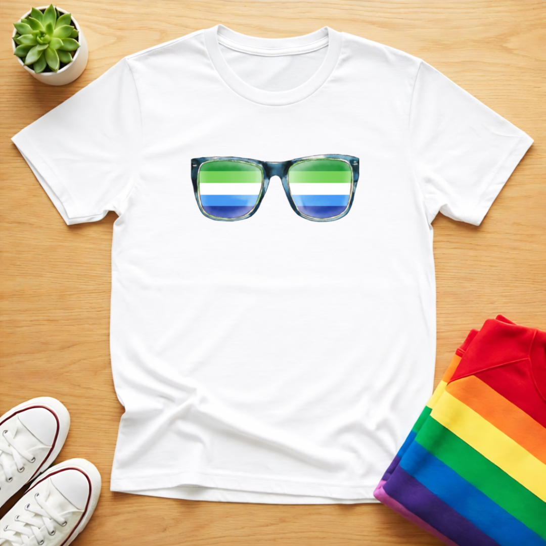 Men-Loving-Men Flag Sunglasses Tee